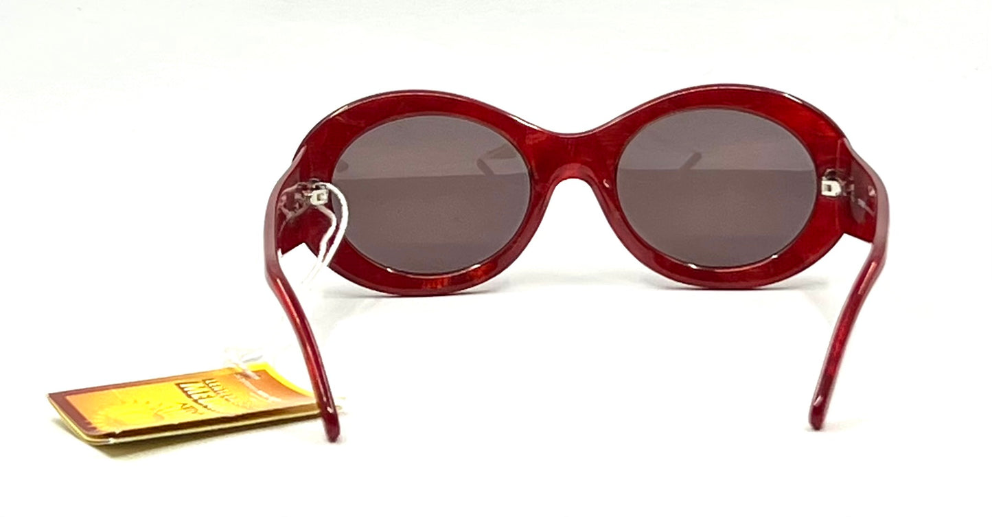 Fendi SL 7555 Z02-Red Logo-VINTAGE Sunglasses Made in Italy-Unworn