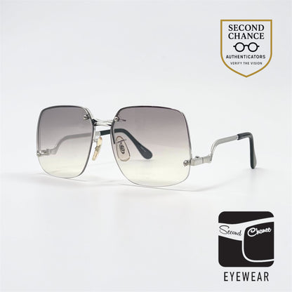 Shana 957 Caprice-Rimless Square Gradient Vintage Sunglasses-130mm