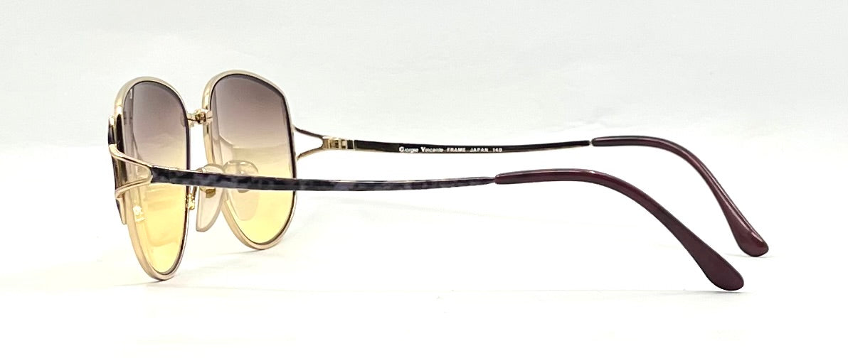 Giorgio Vincenti GV207-Vintage Sunglasses-New Gradient Custom Lenses-Japan