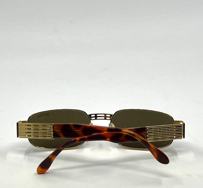 Free Land Visibilia Fl 613 023 Gold Lattice Italy Sunglasses Vintage|Deadstock Unworn