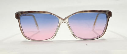 Givenchy Paris 004 Vintage Sunglasses-New Blue/Pink Gradient Custom Lenses-UNWORN