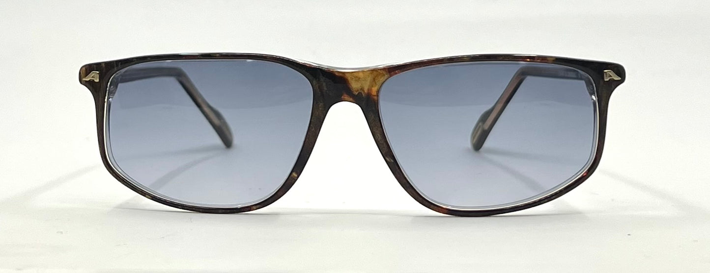 Alpina EA 76–3337602 Vintage Sunglasses-New Blue Smoke Gradient Custom Lenses-56mm