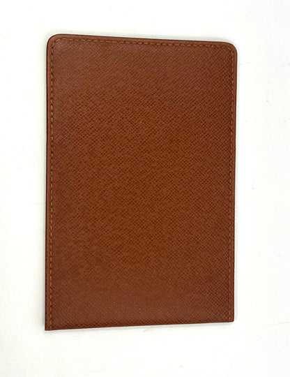Louis Vuitton VINTAGE Leather Passport Holder Made in France 1970s 1980s