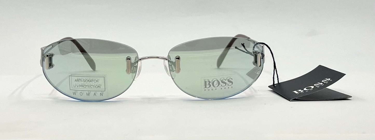 BOSS Hugo Boss HB11844-Y2K Vintage-Rimless Sunglasses-Unworn-55mm