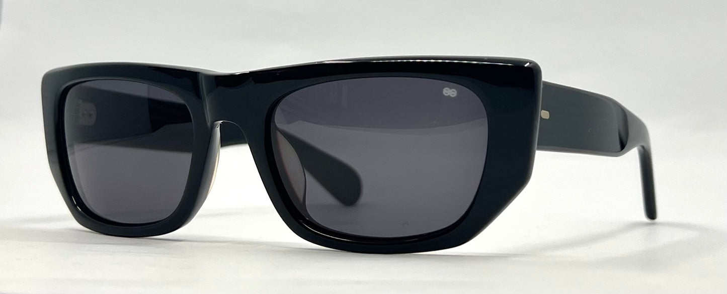 BENJAMIN “B. Ray” Black Polarized Sunglasses-Unworn-Japan-Collector