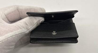 Louis Vuitton Taiga Coin Purse Black Snap VINTAGE Wallet-France