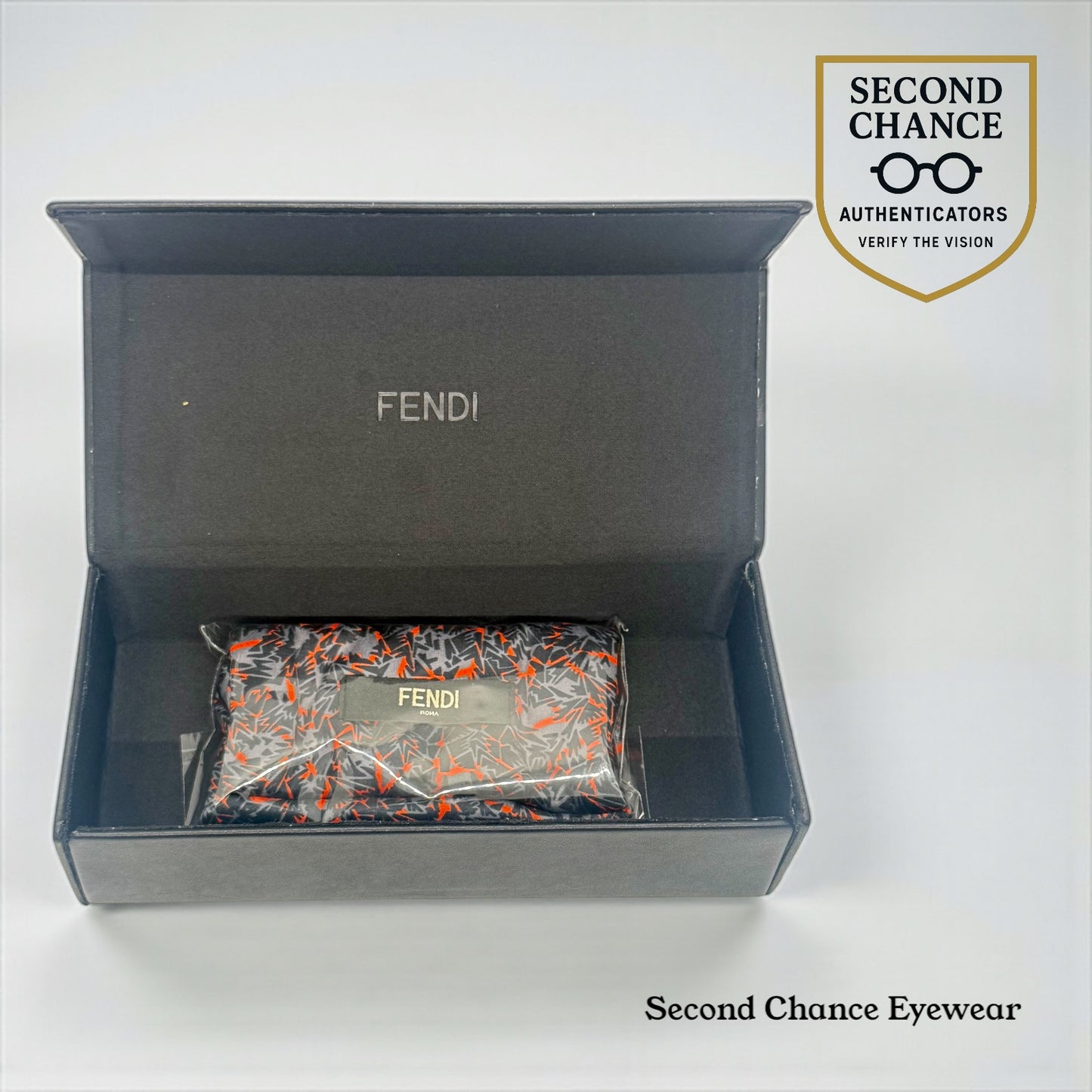 FENDI Y2K Vintage Deadstock Eyewear Case Full Kit – Box & Pouch