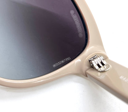 CHANEL 5458-A Beige Cat Eye Sunglasses Original Gradient Lenses Italy