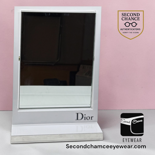 Christian Dior Retail Countertop Vanity Mirror Display-Vintage Boutique Décor