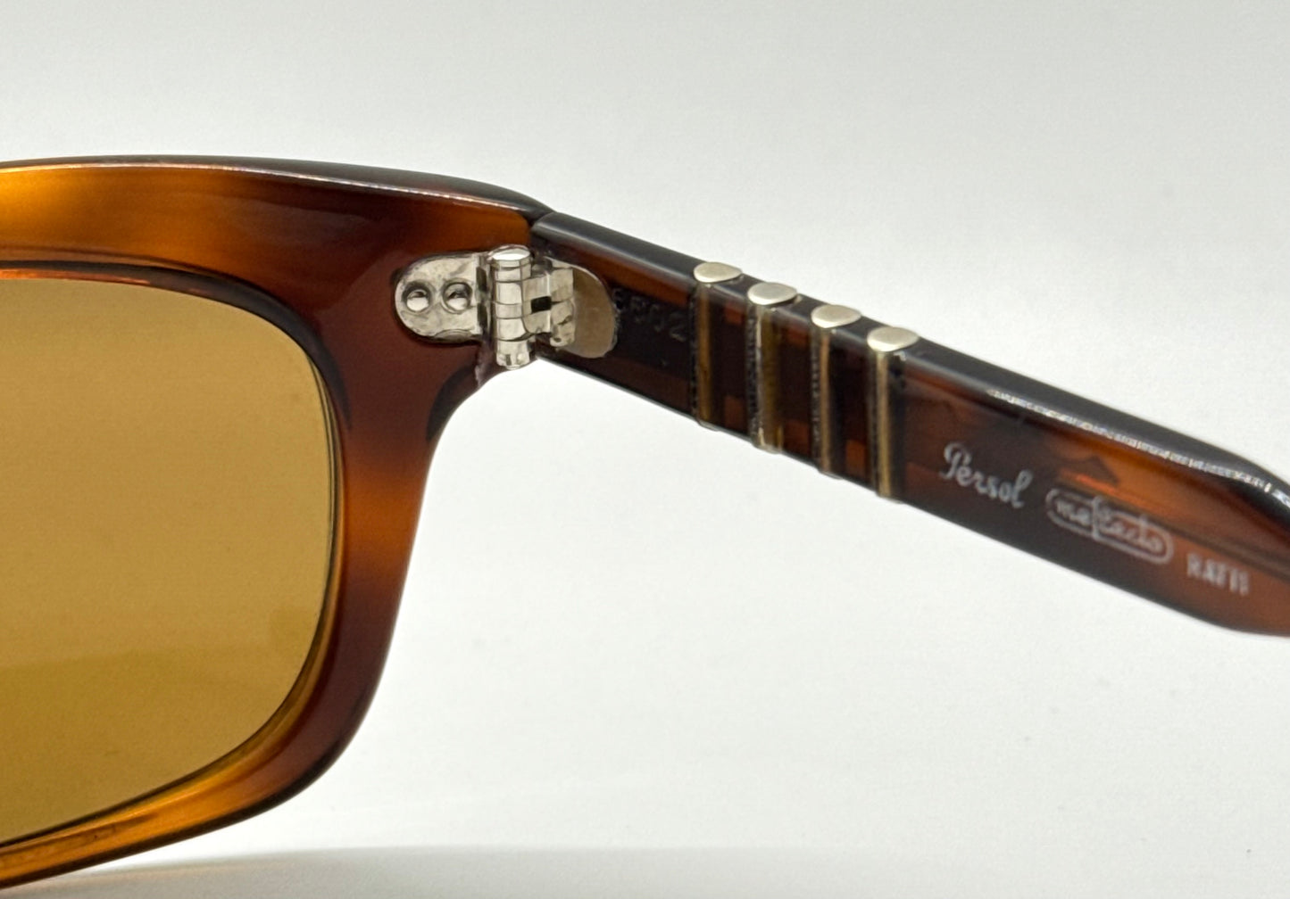 Persol RATTI 6602 Amber Tortoise 94 – Vintage – Custom Glass Lenses – Italy