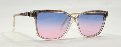 Givenchy Paris 004 Vintage Sunglasses-New Blue/Pink Gradient Custom Lenses-UNWORN