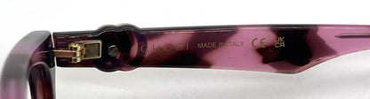 Gucci GG1537OK 004 Pink Havana Optical Frames No Lenses Full Kit Made in Italy