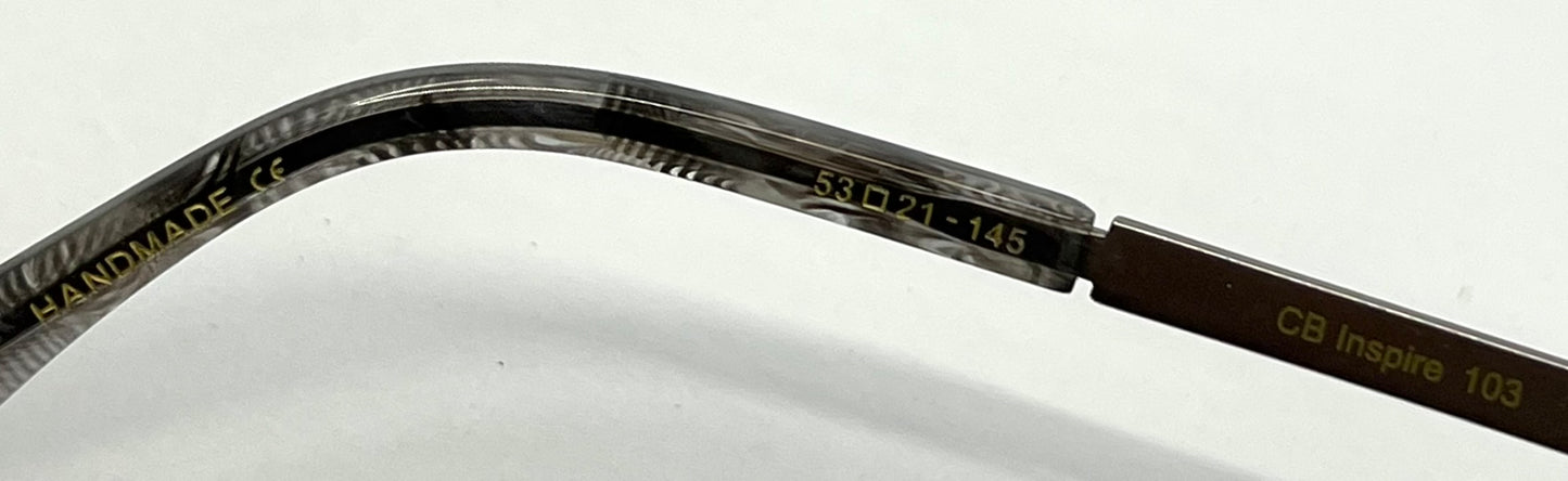 Early Coco and Breezy 10001 Clear & Metal Round Gradient Sunglasses-NOS/UNWORN