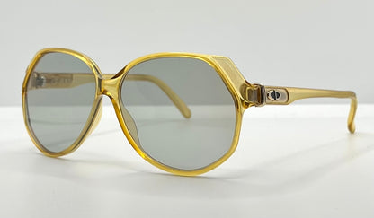 CHRISTIAN DIOR 2255 20 – Vintage Sunglasses w/New,  Custom Aquamarine Lenses-Germany