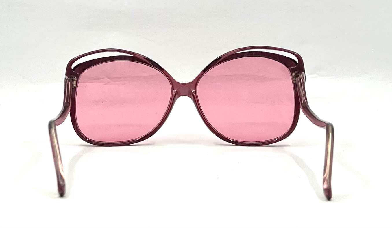 GIVENCHY AA VINTAGE Oversized Sunglasses-New Rose Custom Lenses-Unworn-France