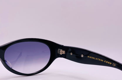 Vintage Kieselstein-Cord “Straight Shooter”Sunglasses Made in Japan-Silver Dragon Detailing-Original Lenses