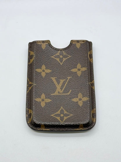 Louis Vuitton Monogram Phone Sleeve Vintage LV Canvas Slim Pouch