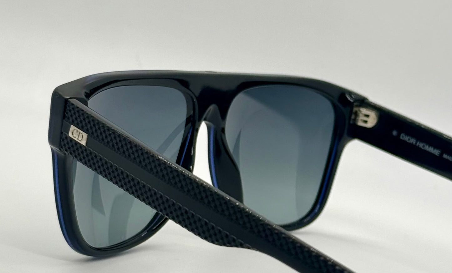 Dior Homme Black Tie 188S 98KHD VINTAGE Sunglasses Black Italy Full Kit