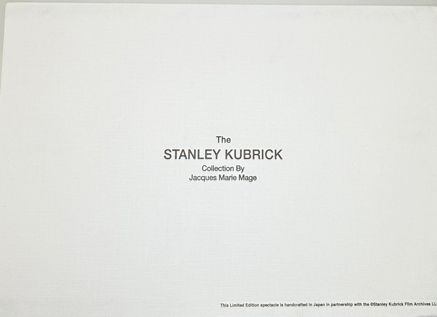 Jacques Marie Mage x Stanley Kubrick-1980 in GOLD-Ltd of 400 Pieces-FULL KIT