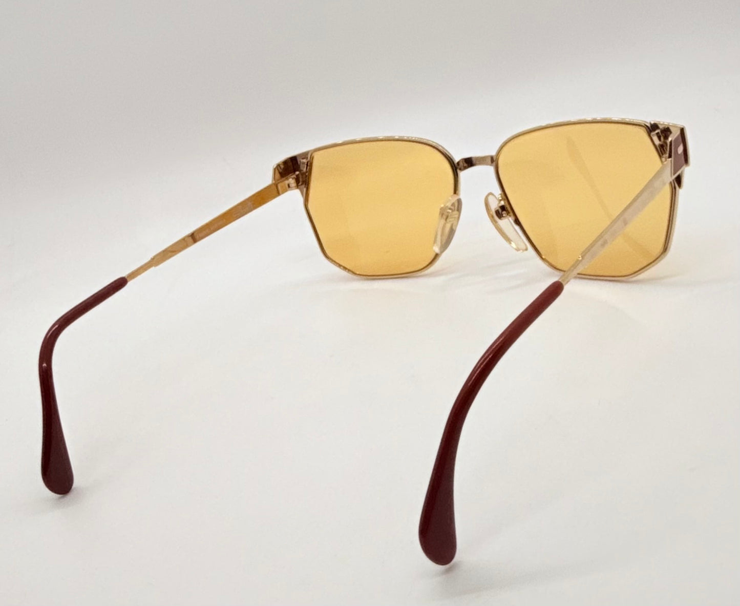 Silhouette M6114 / V6020 Vintage Sunglasses 55mm| w/New Amber Day/Night Custom Lenses | Deadstock Austria