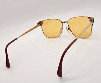 Silhouette M6114 / V6020 Vintage Sunglasses 55mm| w/New Amber Day/Night Custom Lenses | Deadstock Austria