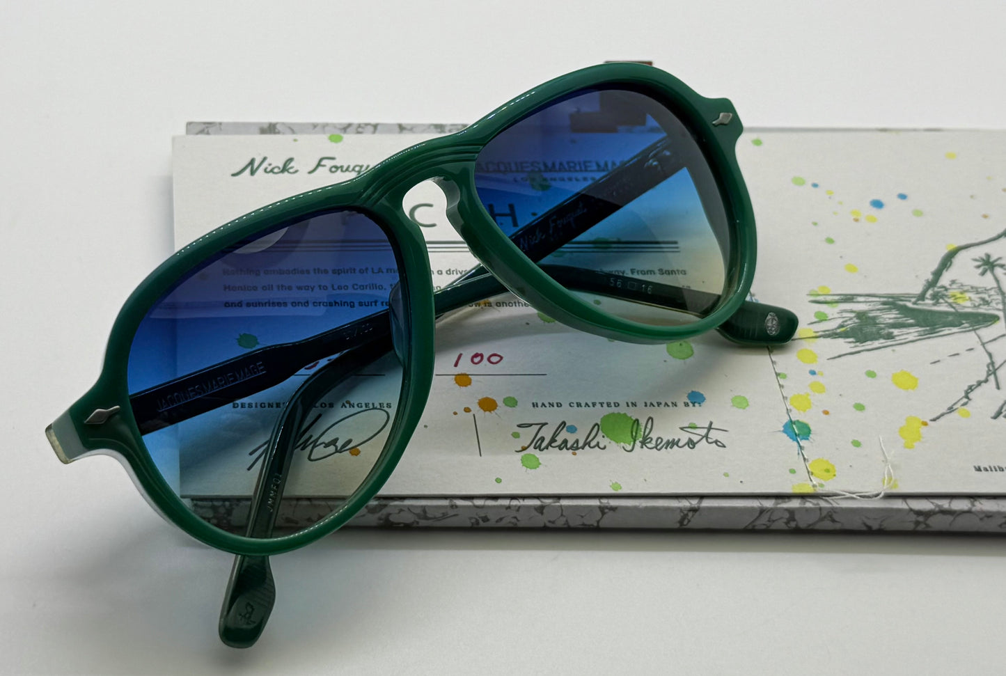 Jacques Marie Mage X Nick Fouquet P.C.H. in GREEN-Ltd. Batch of 100 Pcs.-Full Kit-BNIB/UNWORN