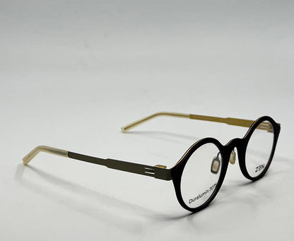 Zen Barcelona Einstein Z457 C.04 44-25 Round Optical Glasses Duralumin 7075 NIB