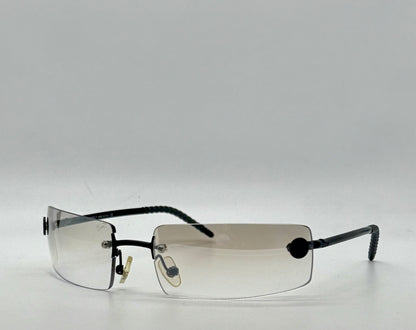 Chanel 4047 C.170/8G Y2K Vintage Sunglasses-Unworn All Original-Rimless-62mm