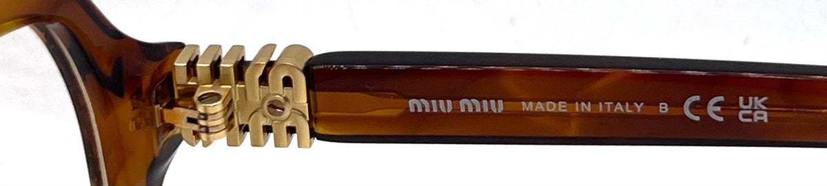 MIU MIU VMU03Y Oversized Tortoise Eyeglasses