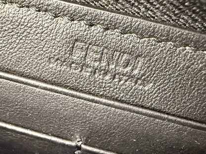 FENDI FF LOGO CAMO ZIP-AROUND WALLET / LONG CLUTCH – NEW / UNUSED