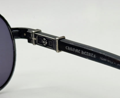 Chrome Hearts Grand Beast II Sunglasses – Frost Mirror Lenses – Full Kit – Rare