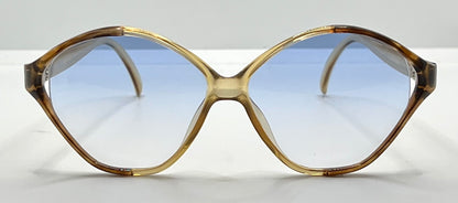 Playboy 4548 80 Vintage Sunglasses w/New Sky Blue Gradient Custom Day/Night Tinted Lenses-56mm