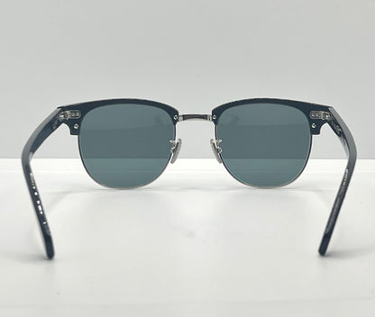 Vintage DEADSTOCK Fine Arts Optical Clubmaster Sunglasses – San Francisco – Custom Solid Grey Lenses