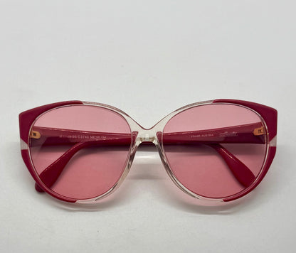 Silhouette M1149/20 C2740 Vintage Cat Eye Sunglasses w/New Pink Custom Lenses-58mm-Austria