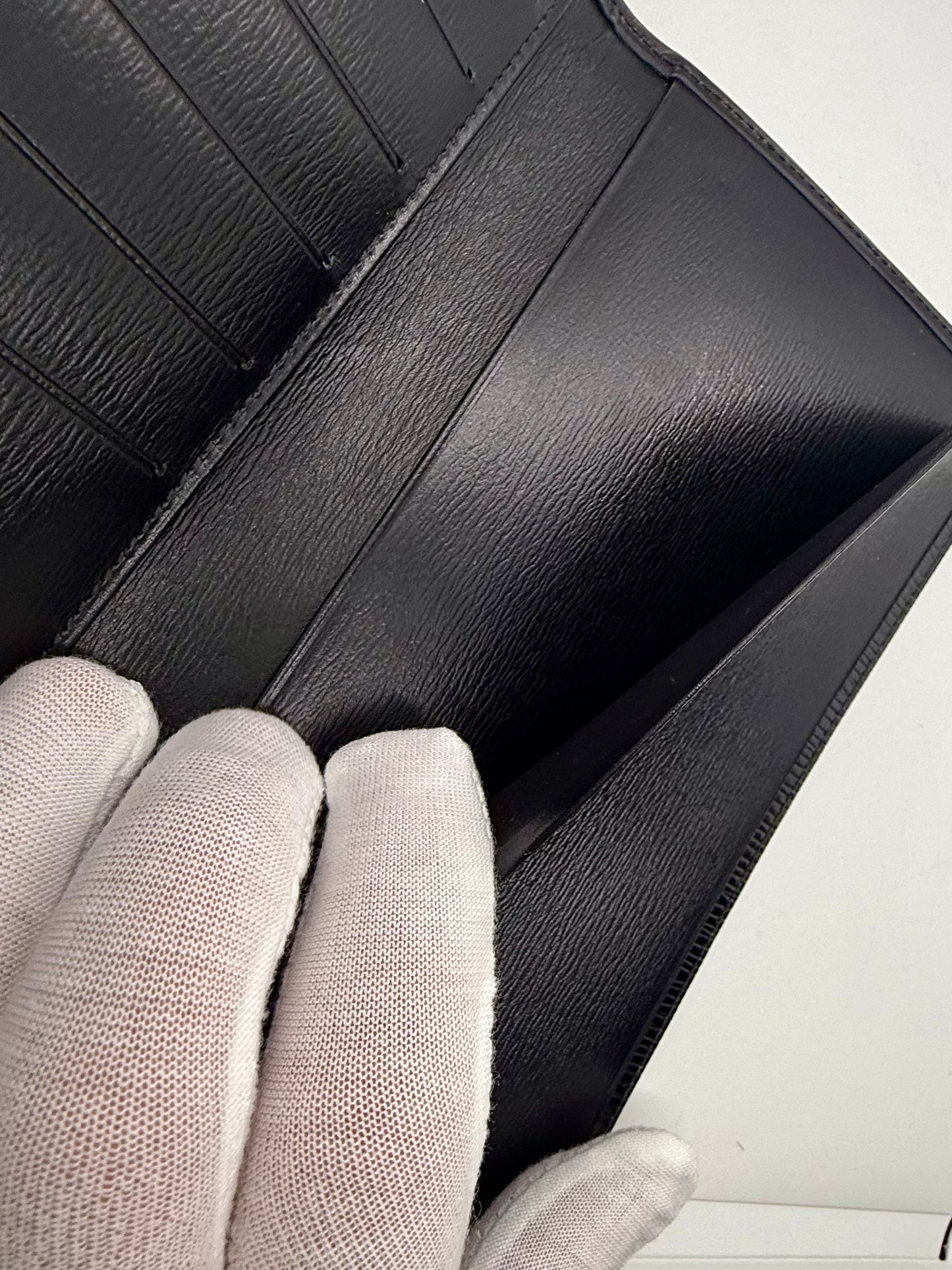 Louis Vuitton Epi Long Wallet Noir 2002 Vintage France