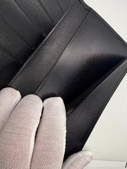 Louis Vuitton Epi Long Wallet Noir 2002 Vintage France