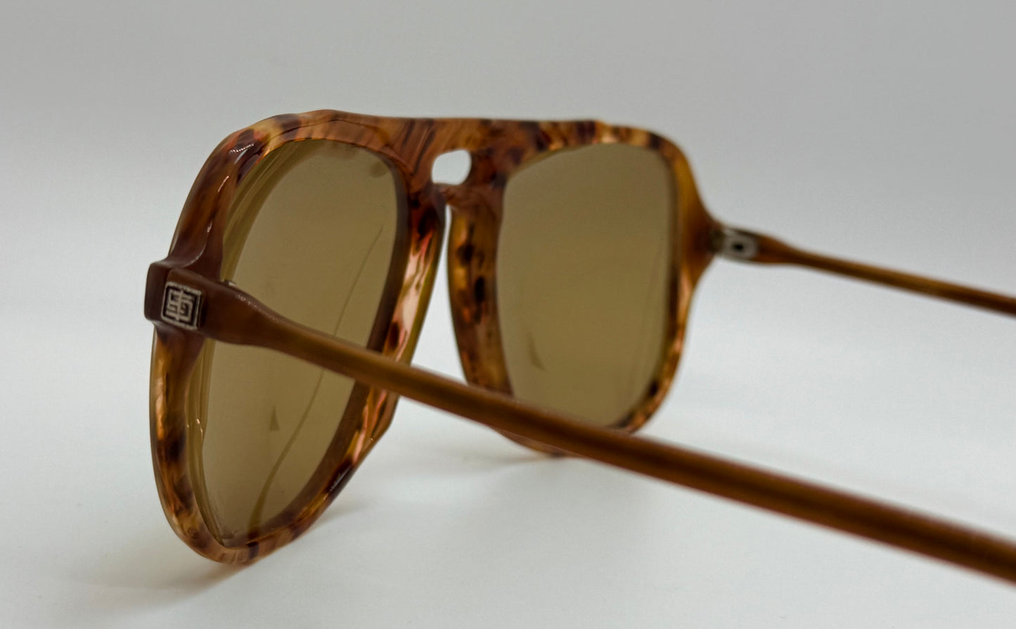 Deadstock Vintage Emilio Pucci 281 085 Tortoise Aviator Sunglasses-Rare 1970s Italian Design