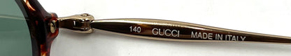 Gucci GG2197/S VF8 Vintage Round Sunglasses-New Custom Sage Green Lenses-UNWORN