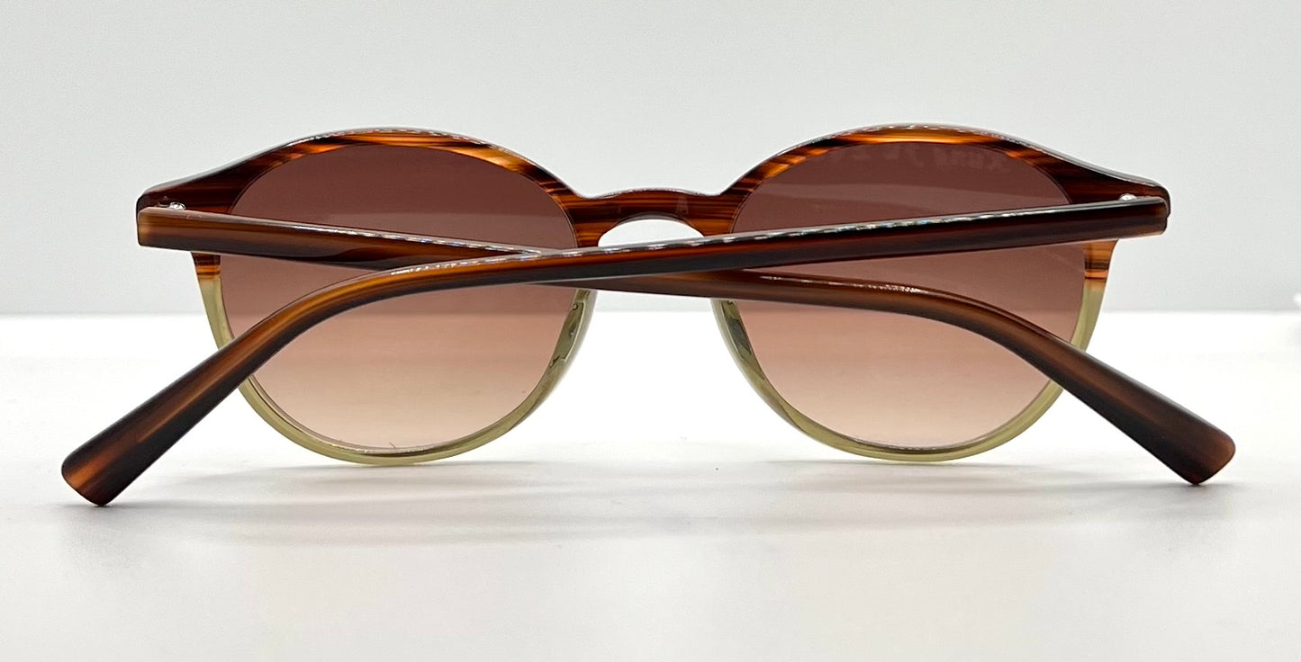 Kung Fu Eyes by Eve D – Model SCOTT 1060 – Handmade in Germany w/New, Custom Brown Gradient Lenses