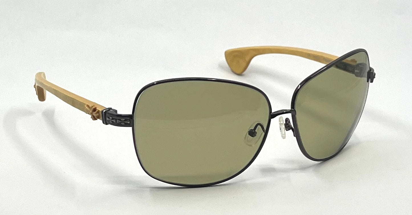 Chrome Hearts TWINKIE BC-WTWD Wood Sunglasses-New Custom Trivex Polarized Lens