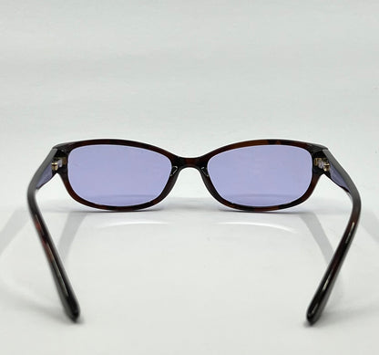 Moschino MO096-04 Vintage Sunglasses w/New Solid Purple Custom Tinted Lenses-Full Kit-Italy