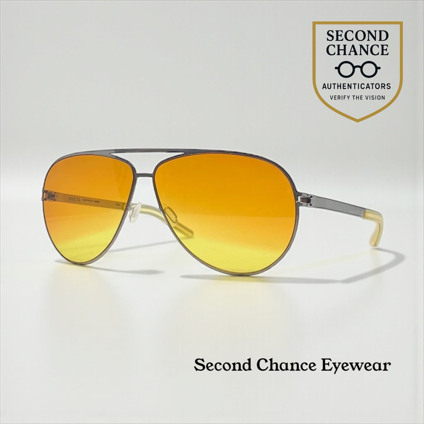 MYKITA COOPER Aviator Sunglasses w/New Gradient Tinted Custom Lenses-Germany