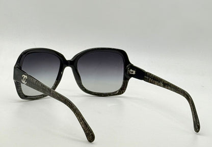 CHANEL 5177 1195/3C Oversized Sunglasses 55-17 Made in Italy Authentic