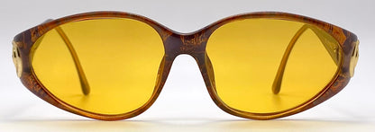 Vintage Christian Dior 2851 80 Sunglasses w/Brand New, Custom, Day/Night Yellow Lenses