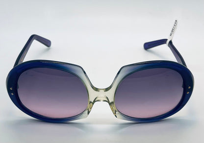 Vintage Emilio Pucci Sunglasses - Unworn New Old Stock (NOS) - Gradient Blue & Clear Frames