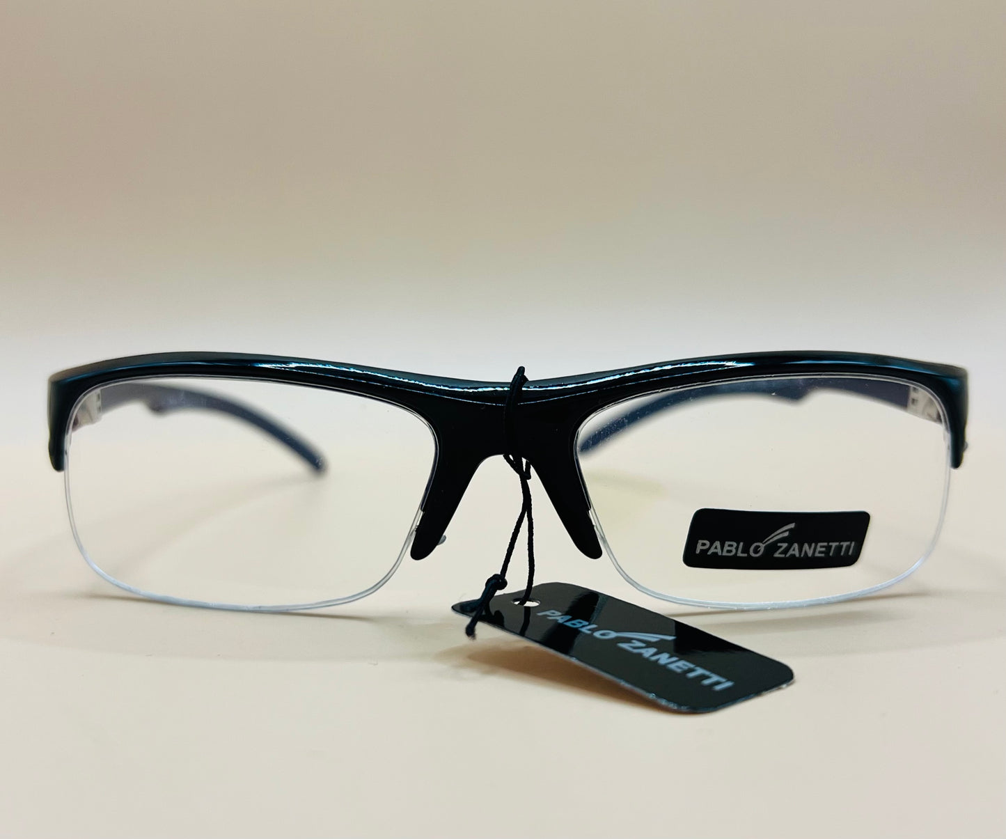 Pablo Zanetti Top Heavy Narrow Frames.  Clear lenses, no magnification.   AFFORDABLE option to expense frames!   PROTECTIVE EYWEAR