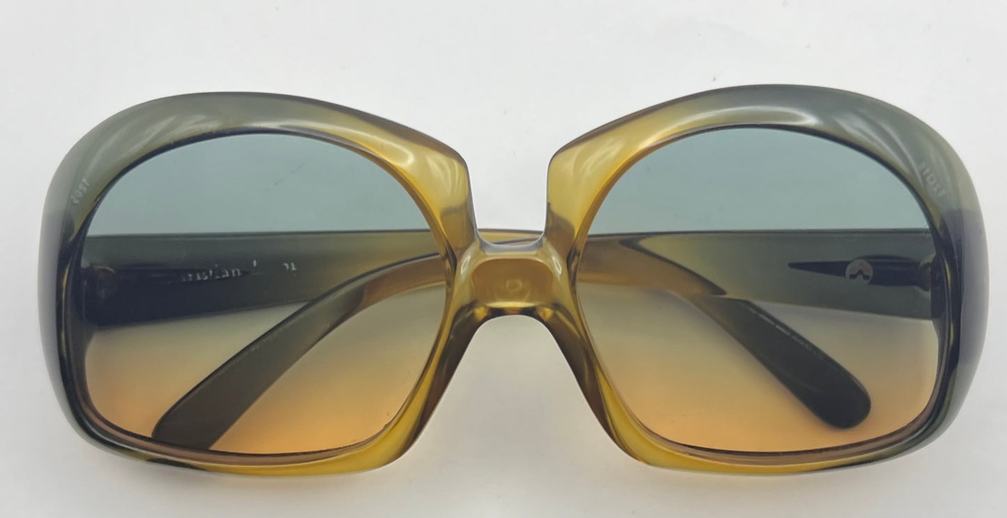 Vintage 70s Christian Dior 1205 OPTYL Sunglasses mod 1205 with New Berko’s Designs Lenses