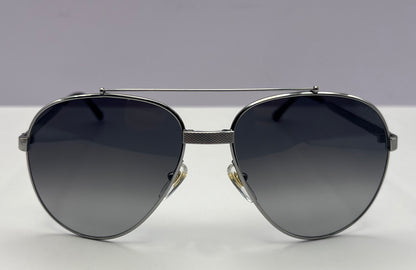 Vintage New/Old Stock DUNHILL 6023 20 Silver Sunglasses in Original Case