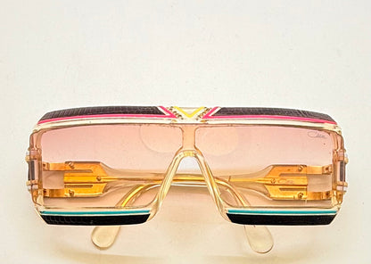 Vintage CAZAL 856 Col. 244 Deluxe Sunglasses-Iconic 1980s Hip-Hop Legend