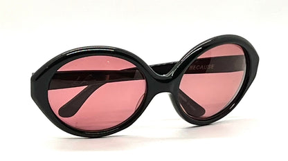 JUST BECAUSE LA Oversized Oval Vintage Sunglasses-Handmade USA-Unworn